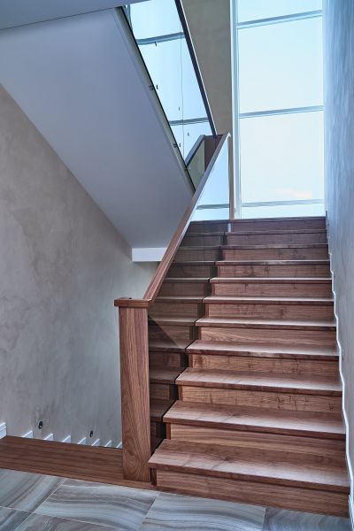 Walnut Staircase Installation Service
