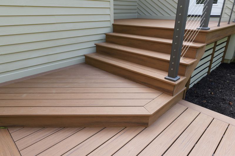 Deck Stairs Installation in Conroe, TX